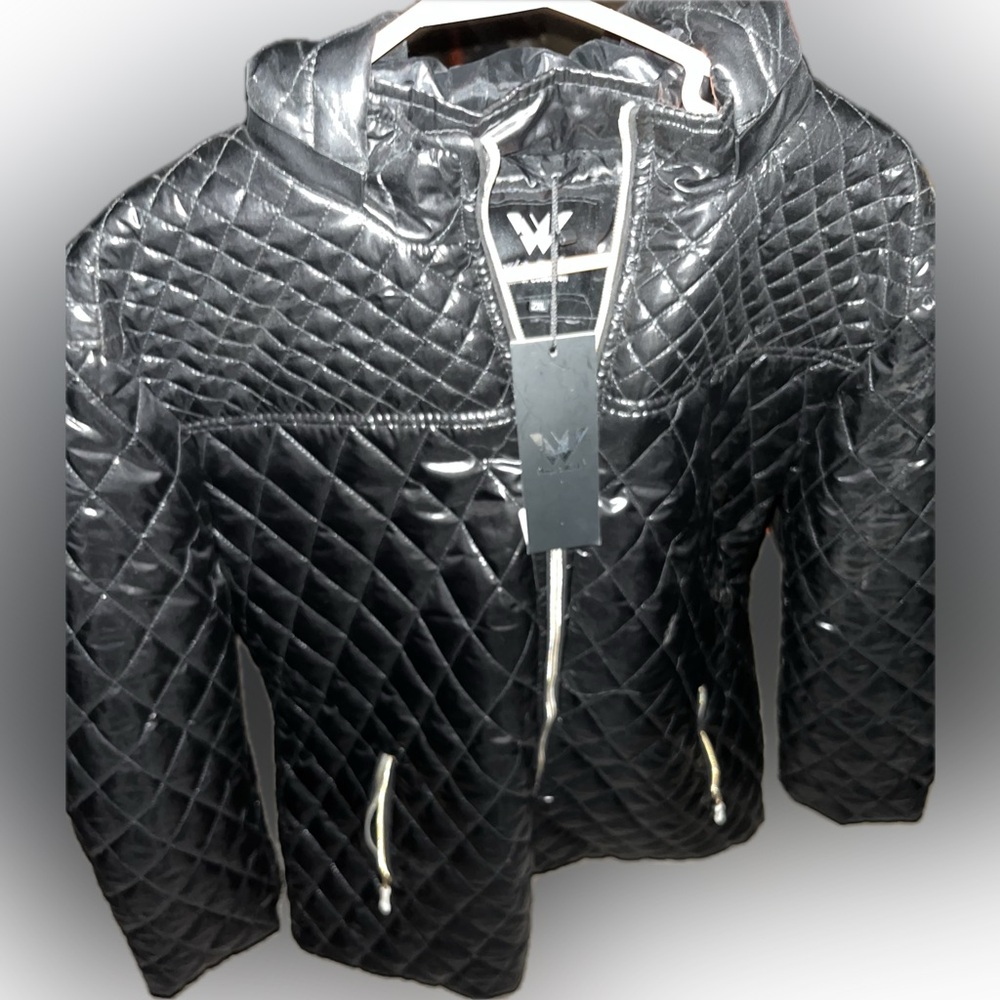 White Mark Winter Collection NWT Women’s 2XL Quilted Puffer Jacket With Hood